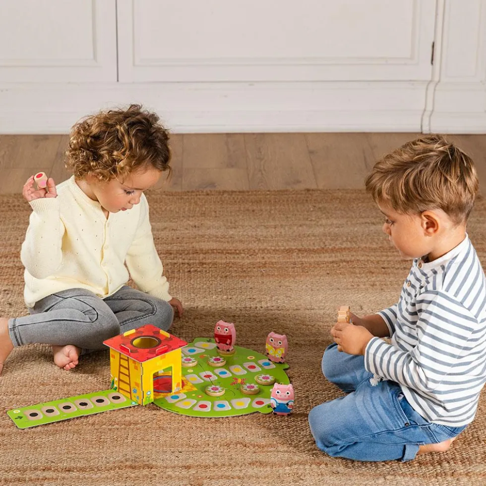 Juego de mesa cooperativo Los tres cerditos