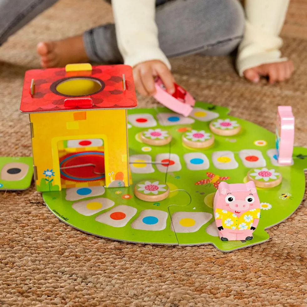Juego de mesa cooperativo Los tres cerditos