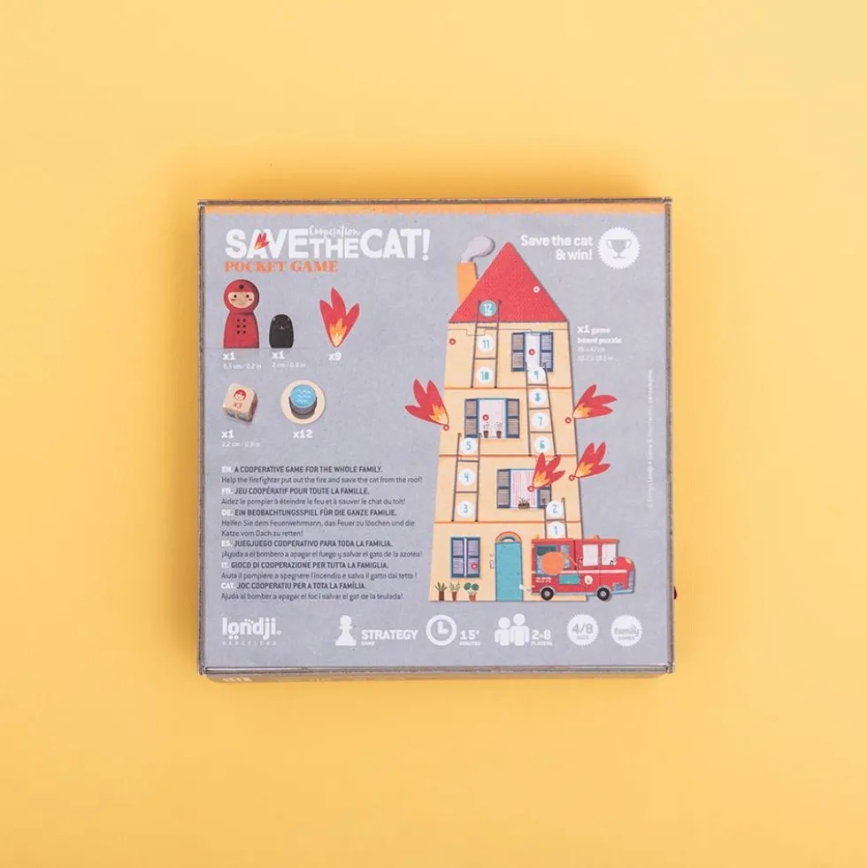 Juego de mesa cooperativo Save the cat pocket game