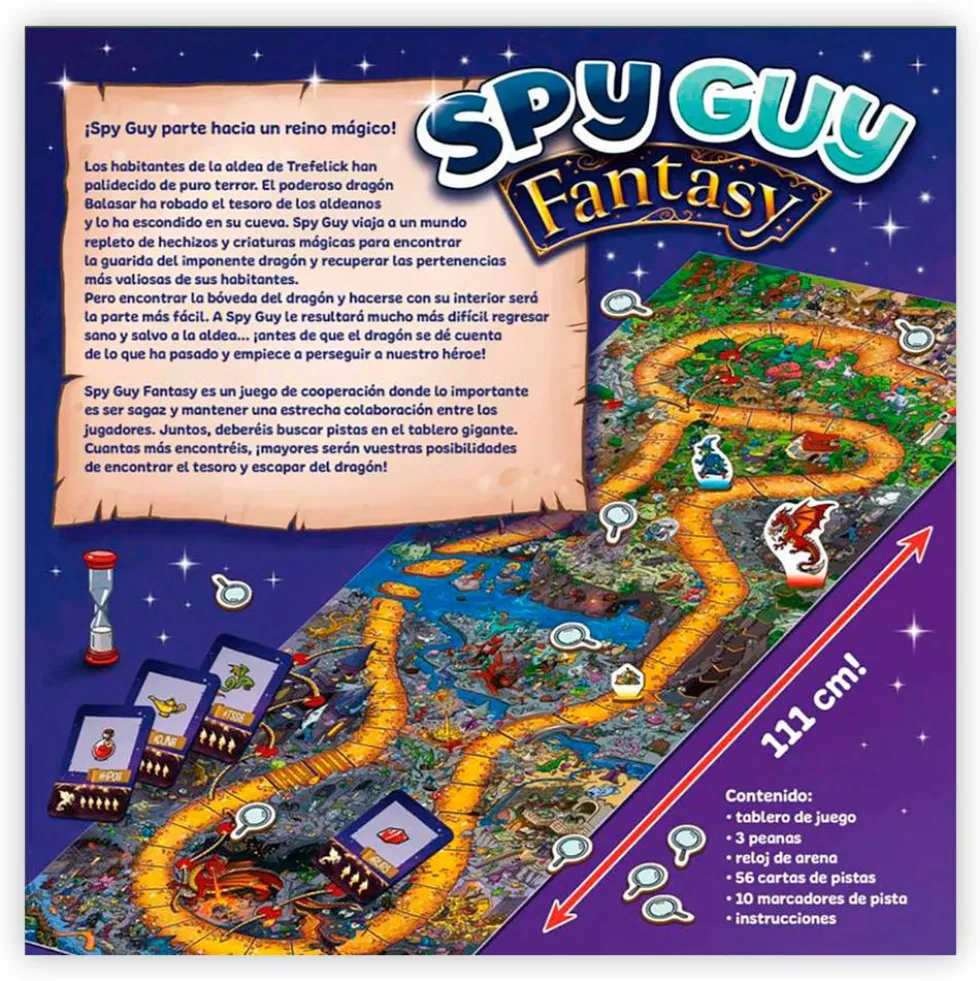 Juego de mesa cooperativo Spy Guy Fantasy