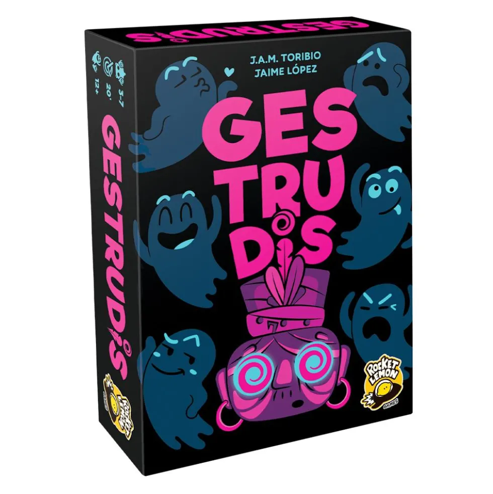 Juego de mesa Gestrudis mímica y sonidos