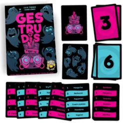 Juego de mesa Gestrudis mímica y sonidos