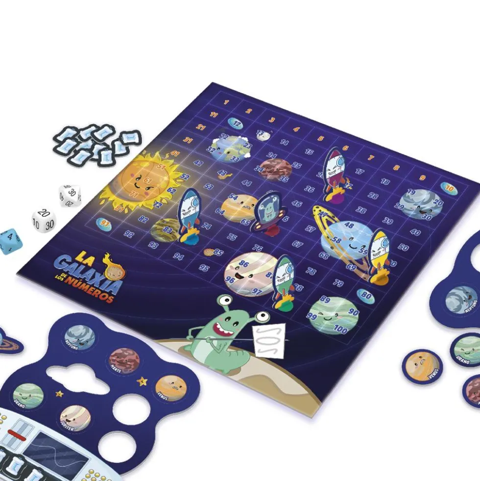 Juego de mesa La galaxia de los números