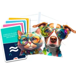 Juego de mesa Team Quiz Challenge gatos contra perros