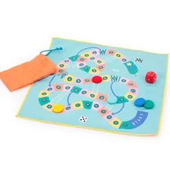 Juego de playa oca y serpientes y escaleras 2 en 1 tablero microfibra
