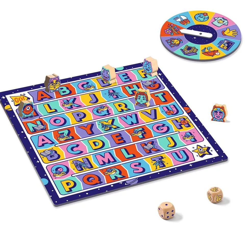 Juego de vocabulario ABC Rápido Cool School