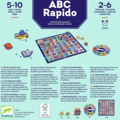 Juego de vocabulario ABC Rápido Cool School