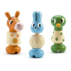 Juego enroscar animalitos Rondamino