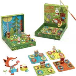 Juego Ludo Wood 4 juegos