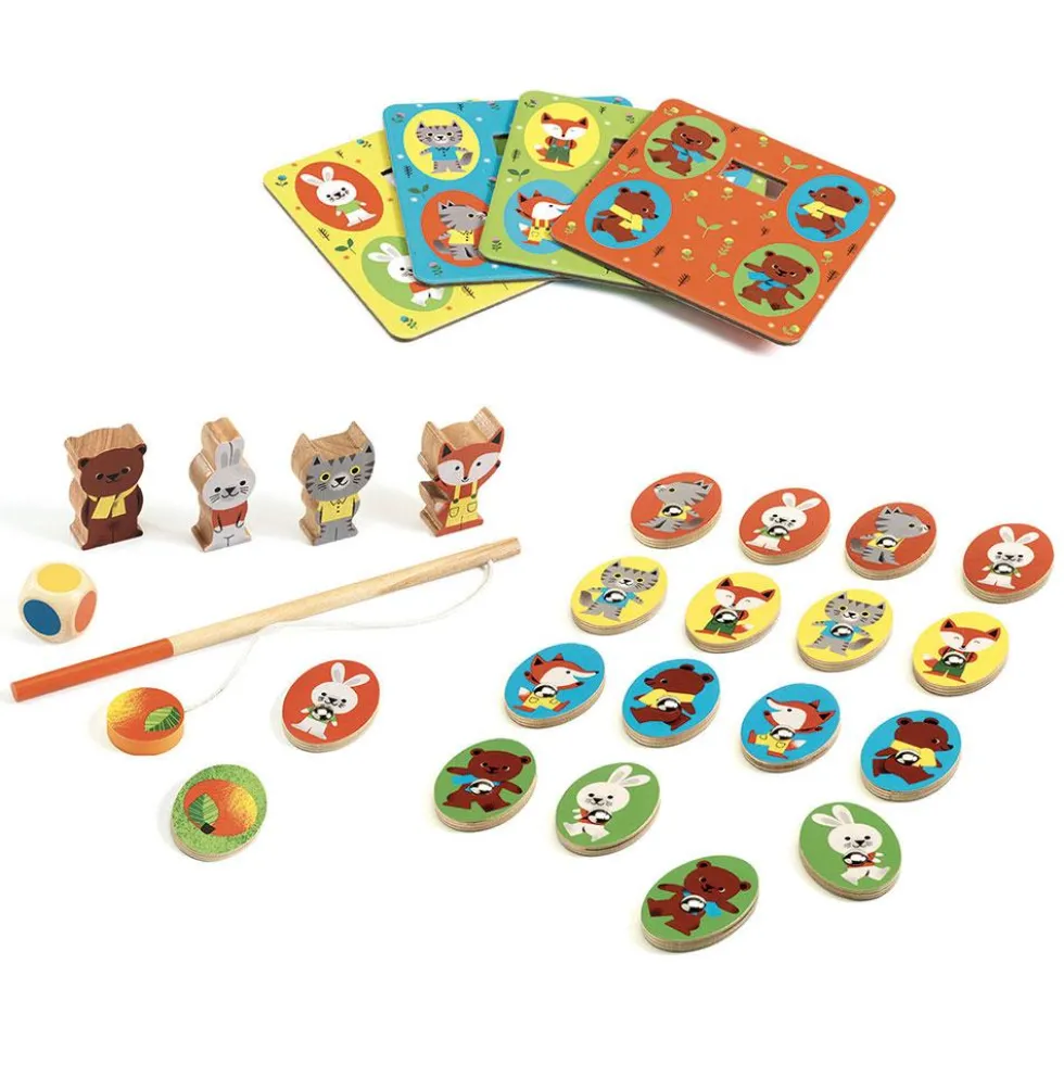 Juego Ludo Wood 4 juegos
