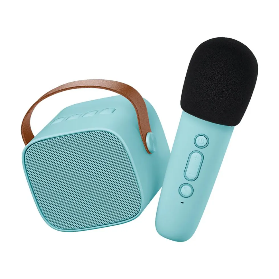 Karaoke Speak Blue azul efecto eco y micrófono bluetooth