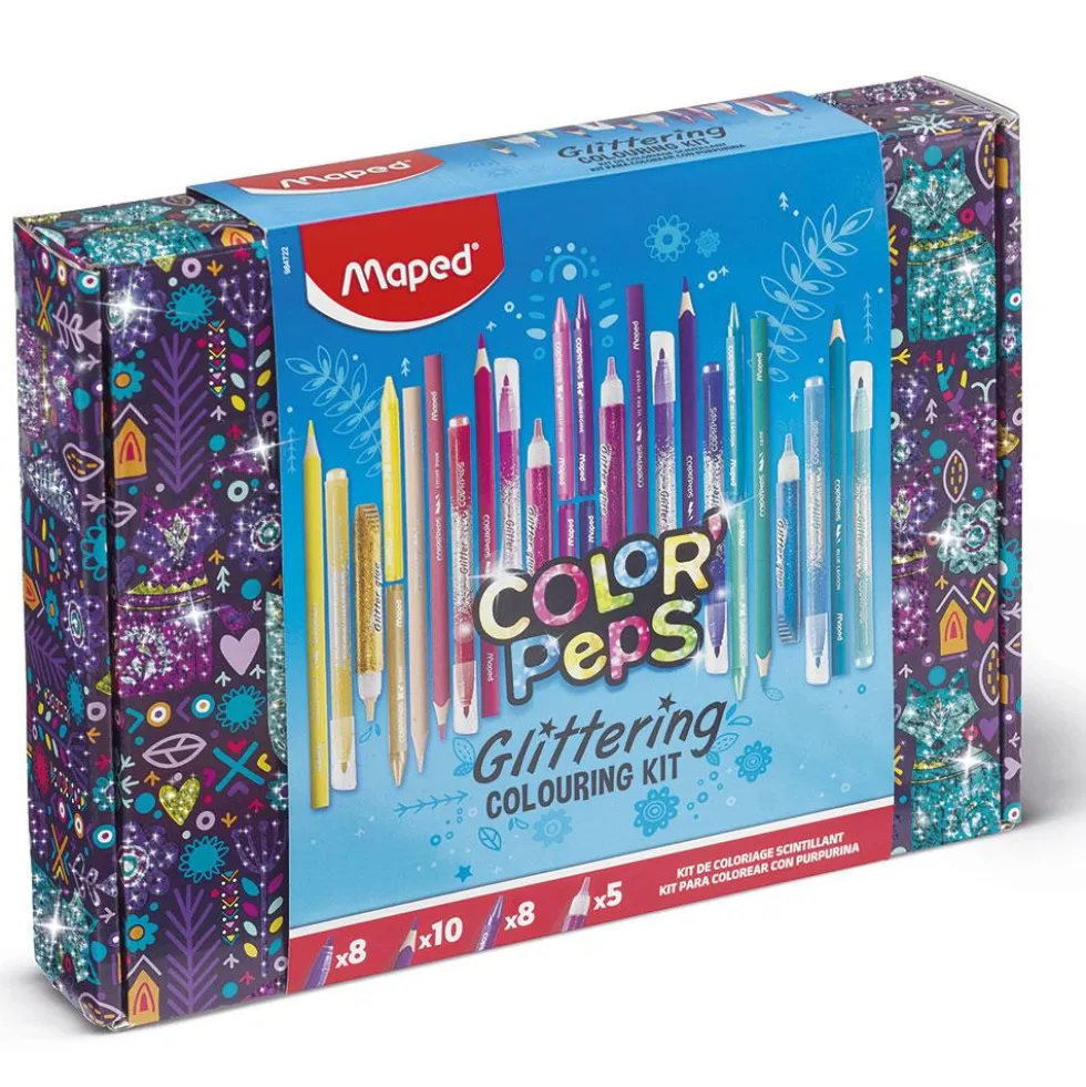 Kit Color Peps glitter 31 piezas