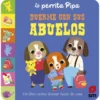 La perrita Pipa duerme con sus abuelos
