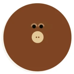 Letra O animal madera
