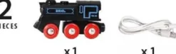 Locomotora recargable con mini cable USB