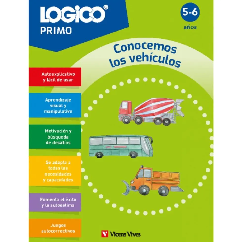 LOGICO Primo: Conocemos los vehículos (5-6 años)