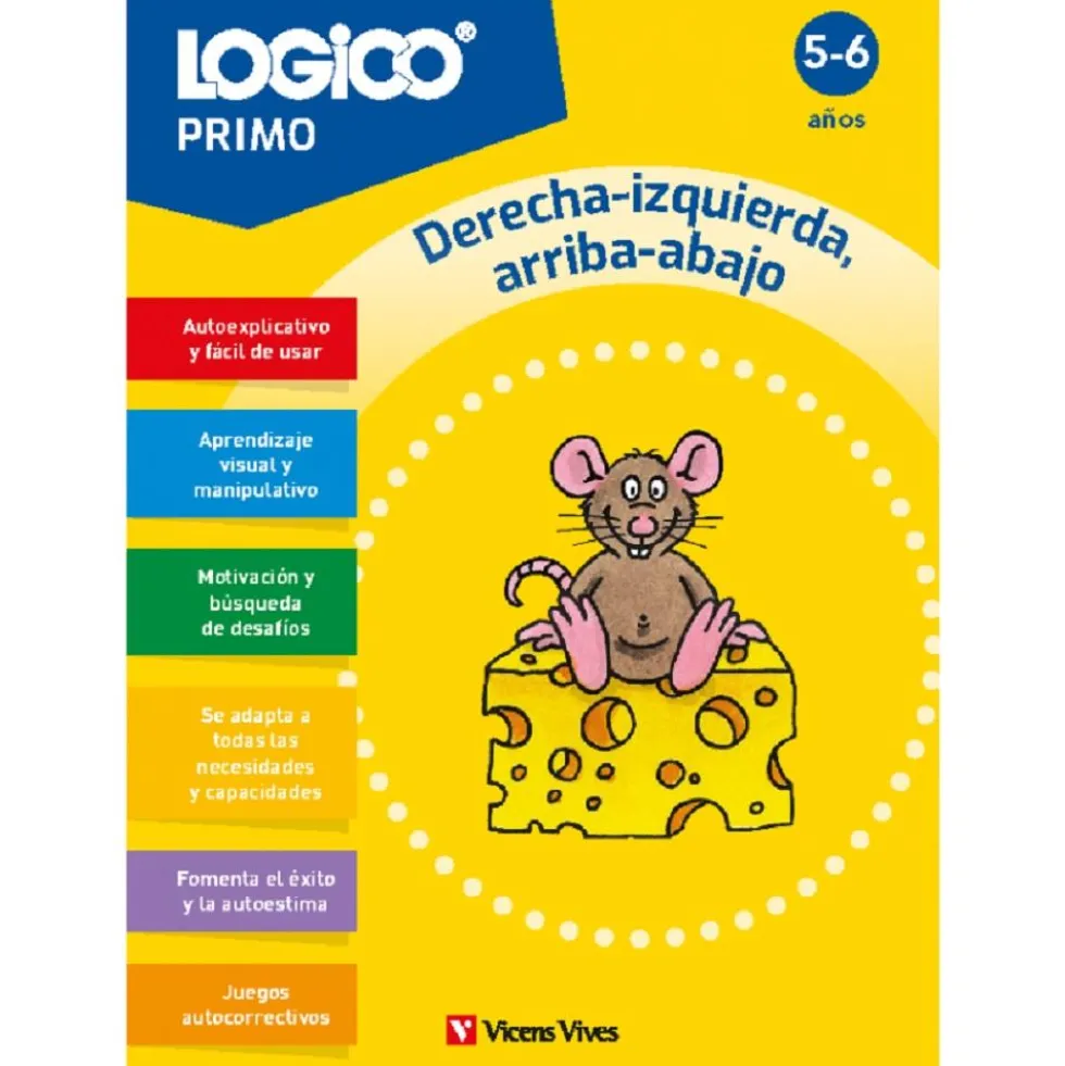 LOGICO Primo: Derecha-izquierda, arriba-abajo (5-6 años)