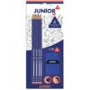Lápiz grafito junior Tri 6 unidades con afilalápiz y goma