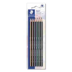 Lápiz triangular 6 unidades Noris Slim pastel
