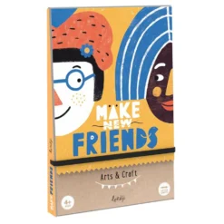 Make new friends crea guirnaldas de caras con pegatinas