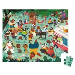 Maletín puzzle familia osos 54 piezas
