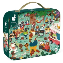 Maletín puzzle familia osos 54 piezas