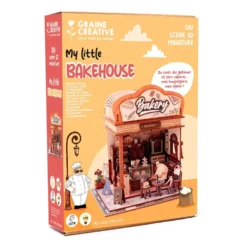 Maqueta madera 3D Bakehouse con luz