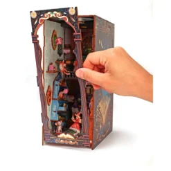 Maqueta soporte de libros 3D Magic House con luz