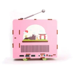 Maqueta TV 3D miniatura Tokio con luz