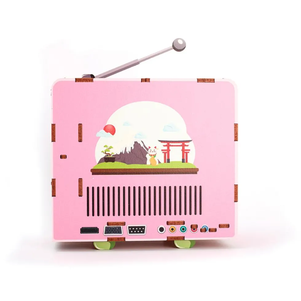 Maqueta TV 3D miniatura Tokio con luz