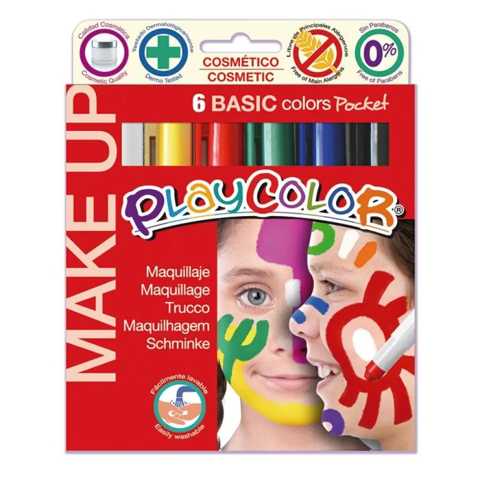 Maquillaje en barra stick 6 colores Playcolor Instant