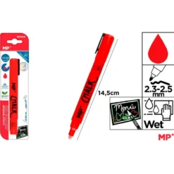 Marcador tiza líquida rojo Chalk para pizarra negra