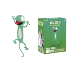 Marcapáginas 3D gecko Ziggy Gecko. AuchBookmark