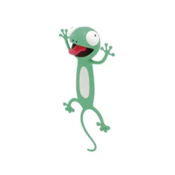 Marcapáginas 3D gecko Ziggy Gecko. AuchBookmark