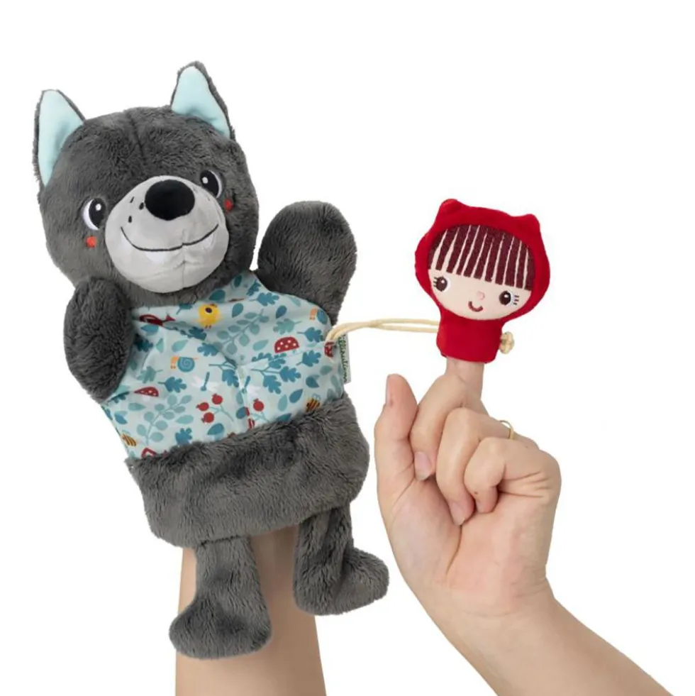 Marioneta de mano lobo Louis
