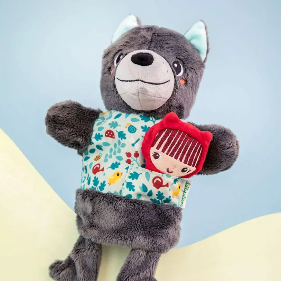 Marioneta de mano lobo Louis