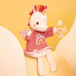 Marioneta de mano unicornio Lena