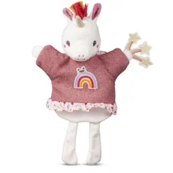 Marioneta de mano unicornio Lena
