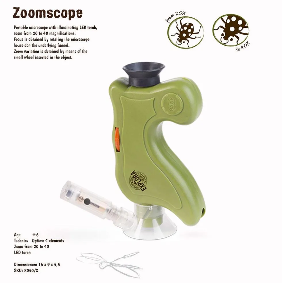 Microscopio portátil Zoomscope Explora