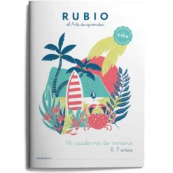 Mi cuaderno de verano RUBIO. 6-7 años