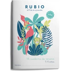 Mi cuaderno de verano RUBIO 5-6 años