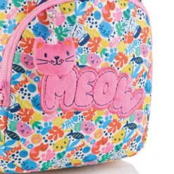 Mochila doble Roma Matisse Cats reciclada 28x16x40cm