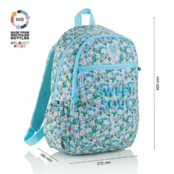 Mochila triple Lisboa Sweet Soul reciclada 27x18x40cm