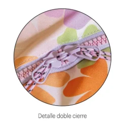 Mochila triple Oslo Acuarela reciclada 28x16,5x41cm