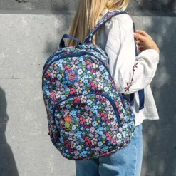 Mochila triple Oslo Spring Down reciclada 28x16,5x41cm