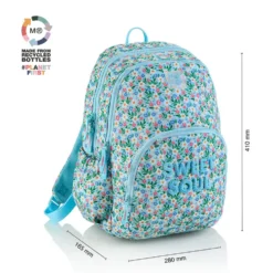 Mochila triple Oslo Sweet Soul reciclada 28x16,5x41cm