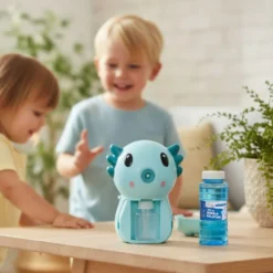 Máquina de pompas ajolote con repuesto 100ml
