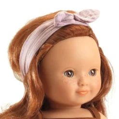 Muñeca Sophie con conjunto rosa y morado 32cm.