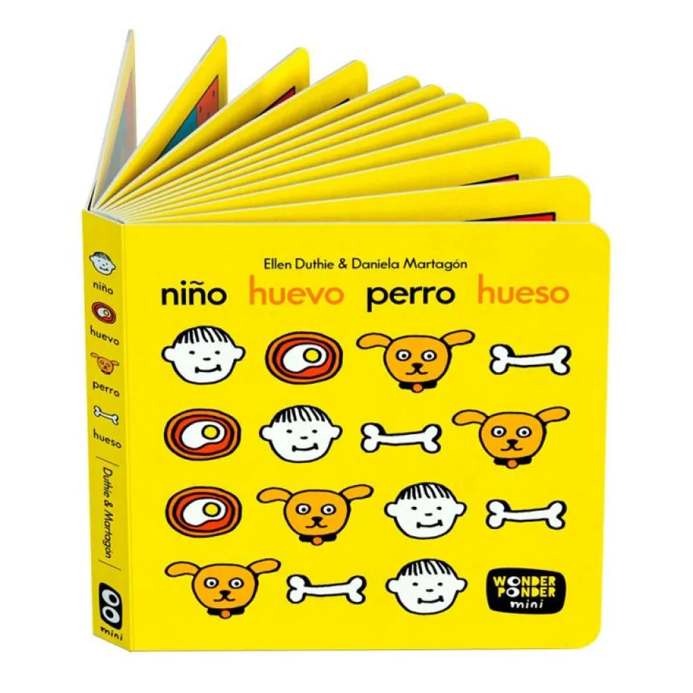 Niño, huevo, perro, hueso