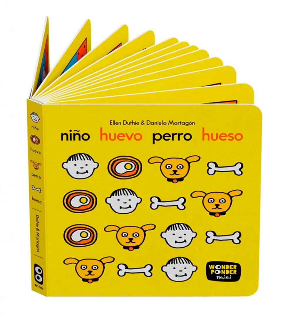 Niño, huevo, perro, hueso